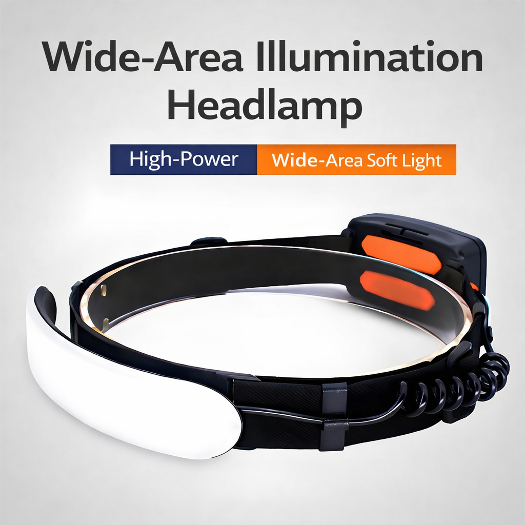 Lightweight USB Rechargeable LED Headlamp