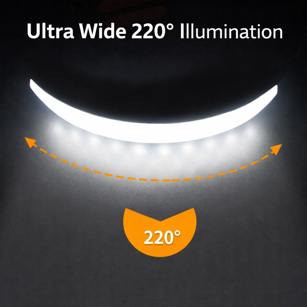 Lightweight USB Rechargeable LED Headlamp