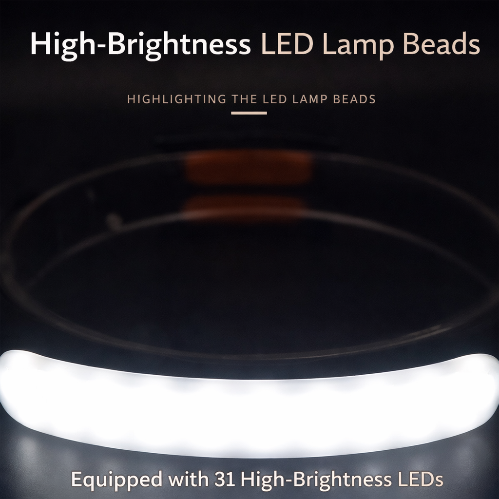 Lightweight USB Rechargeable LED Headlamp