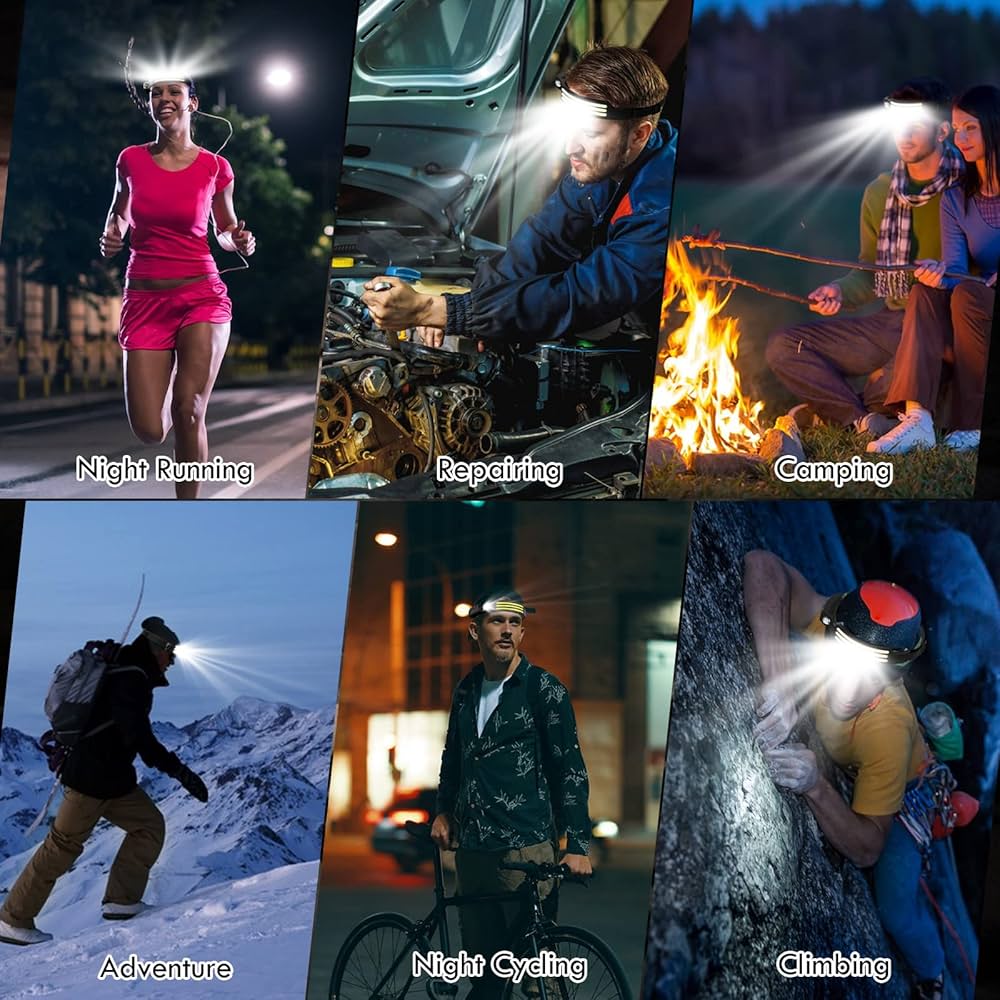 COB LED Motion Sensor Headlamp